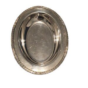 International Silver Company Camille 6012 Oval Serving Dish Bowl 12”L x 8.5”W